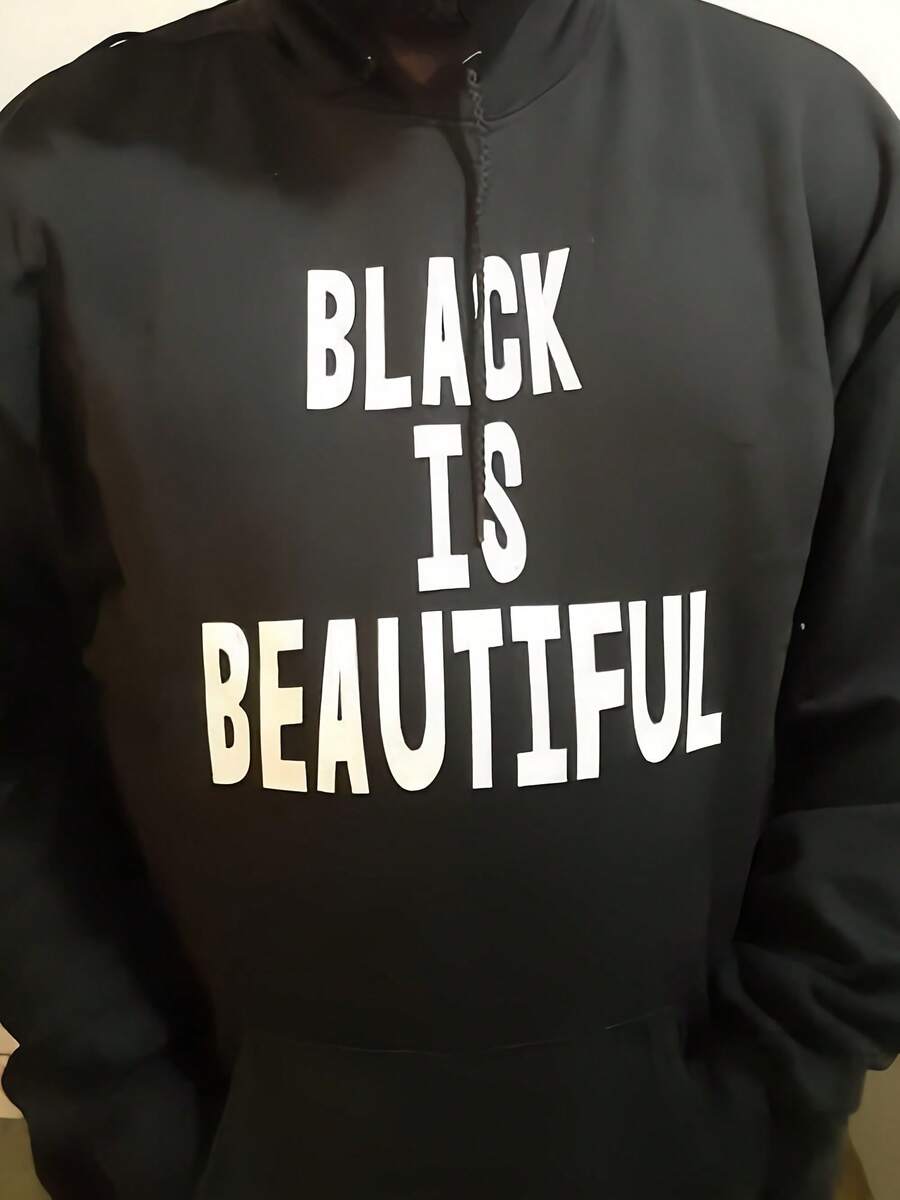 Black Is Beautiful Fist Hoodie,Autumn/Winter Hoodie Autumn Set - Style 1 - View 1