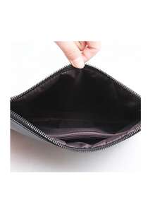 男士新款休闲软皮手拿包，大容量手机钱包，时尚圣诞、父亲节、新年礼物 - 彩色 - 查看 9