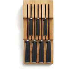 Joseph Joseph DrawerStore Compact Knife Organizer, Holds Up To 9 Knives, Kitchen Organization &Amp; Drawer Storage, Bamboo - MàuC - Xem 2