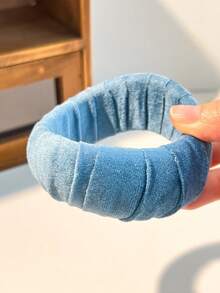 سوار مخملي لفصل الخريف/الشتاء، مصنوع من مواد قماشية ومطاطية، متعدد الأنماط والألوان، مناسب للنساء للارتداء اليومي والتنسيق، هدية رائعة