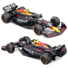 Burago 1/43 F1 红牛 RB20 2024 模型车（高级版）#1 马克斯·维斯塔潘 #11 塞尔吉奥·佩雷斯（含头盔），一级方程式 F1 压铸模型车，带亚克力展示盒，生日节日礼物，装饰品 - RB20-#11 - 查看 7