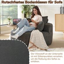 Chenille Foam Armchair, No Assembly Required, Modern And Fluffy Armchair For Living Room, Bedroom, Lounge And Reception Area - Grey + Chenille + 1 Seat - View 10