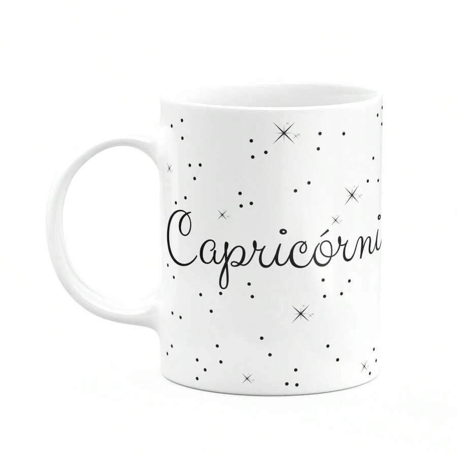 JPS INFO Caneca Signos Minimalista - Capricórnio - 325ml