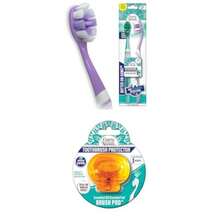 GuruNanda Butter On Gums Toothbrushes 2 Ct Ultra Soft + Brush Pods (1 Pack) Toothbrush Head Covers With Natural Essential Oil Vapors - như hình ảnh - Xem 6