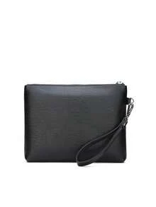 男士新款休闲软皮手拿包，大容量手机钱包，时尚圣诞、父亲节、新年礼物 - 彩色 - 查看 6