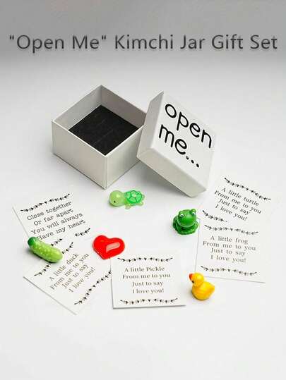 1pc Charming Heart-Themed Souvenir Gift Set - "I Love You" Message Box, Ideal For Gifting To Boyfriend Or Girlfriend, Perfect For Valentine's Day