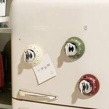 Magnetic Cooking Timer - Retro Analog Countdown Clock, Loud Alarm, Battery-Free, Hanging Hook Included, Suitable For Cabinets And Fridges - Ideal Cooking & Baking Time Management Tool, Classic Design