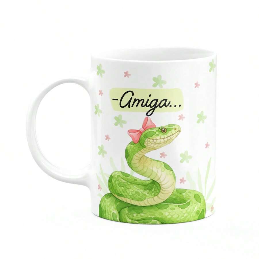 JPS INFO Caneca Divertida Amizade - Amiga....Eu vi - 325ml