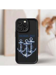 [Teléfono] Anchors Rope Away Marine Design Eye Staircase Phone compatible con SE(2022) 12 Pro XS 11 15 14 5 8 XR(2020) 13 6S Plus 6 X, cubierta protectora de uso diario, diseño de tema marino de moda, tecnología de impresión, Durab, - Colores mixtos 2 - Ver 2