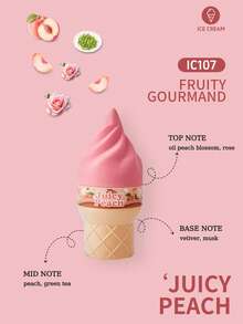 2pcsX100ml/1pcsX100ml Ice Cream Shaped Air Freshener, Flameless Fragrance, Liquid Fragrance, Fragrance Spray, Containing CHOCOLATE, CARAMEL WOODY,VANILLA COFFEE,SWEET,CREAM,IRIS ALMOND,VANILLA,COCONUT,LIME HYDRATING FRUIT,CHERRY,SWEETNESS FRUIT,VANILLA WHITE FLOWER,CITRUS