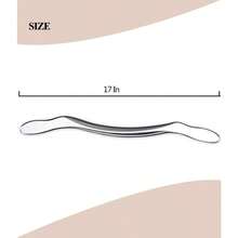 Stainless Steel Gua Sha Scraping Massage Tool IASTM Tools Help Relieve Sore Muscles Great Soft Tissue Mobilization Tool Long Shape 1 Count (Pack Of 1) - As Pic - View 2