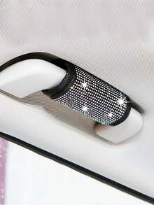 1pc Diamond Inlaid Car Mounted Pull-Up Gloves Women's Decorative Handle For Car Use - Multicolor - View 9