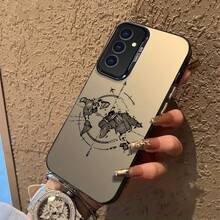 Diseños FL de moda Protección completa innovadora Resistente al polvo Cubierta elegante para Galaxy S24Ultra/S24Plus/S24/S23Ultra/S23+/S23Fe/S23/S22Ultra/S22+/S21Ultra/S21+/S21Fe/S21/S20+/S10+/S10/Note9/Note20Ultra/A72/A71/A70/A145G Funda para teléfono inteligente - Negro - Ver 6
