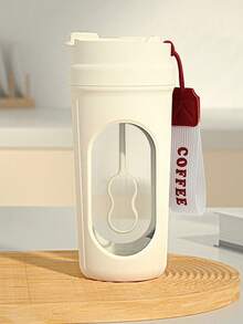 电动搅拌杯，便携式办公奶粉耐热摇摇杯，健身水杯，自动咖啡杯，采用优质材料制成，杯身全身防水，耐热耐冷，杯身不易破损 - 彩色 - 查看 3
