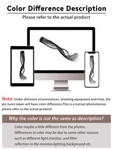 龙须刘海合成假发，两侧略带8字形卷曲，打造自然脸型，适合女性。这款假发带有8字形刘海，适合日常佩戴，也可作为冬季发饰、派对发夹、时尚发爪、夏季海滩度假发饰。 - 彩色 - 查看 7