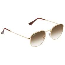 Ray-Ban Hexagonal Light Brown Gradient Unisex Sunglasses RB3548 001/51 51 |  | Men Sunglasses - 多 - 查看 2