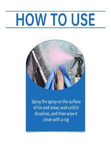 rayhong Car Deicing Spray - Windshield & Window Deicing & Defrosting Spray, Quickly Removes Snow, Prevents Glass Cracking & Freezing, Extends Glass Lifespan, Improves Driving Visibility - Multicolor - View 7