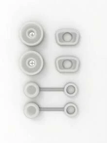 3 件套防溢塞套装，适用于 2.0 40 盎司 30 盎司杯子，配件包括吸管盖、固定防漏塞和盖子防溢塞，透明学校用品，返校，适用于 8-10 毫米杯子配件 - 彩色 - 查看 27