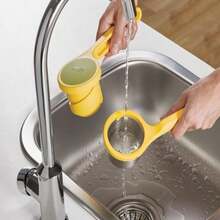 Joseph Joseph Helix Potato Ricer Masher Ergonomic Twist-Action Hand Manual Stainless Steel For Mashed Potato, Vegetable Purees, Stainless Steel, White - MàuC - Xem 5