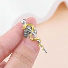 Dr's Gift Psychology Psi Sym.Bol Enamel Gold Brooch Psychology Greek Letter Lapel Pin Backpack Hat Badge Jewelry Gift For Psychologists, Psychiatrist, Therapists, Students{Inchcolor_nameinch:Inchjinch} - j - 查看 5
