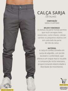 Men's Twill Pants Kit Men's Pants With Lycra Elastane - 查看 6