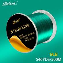 Chelesh 500米/546码高品质单丝尼龙钓鱼线，适用于海钓、淡水钓鱼（台湾地区），多种强度可选，经久耐用，结实可靠，可作为钓鱼礼品、圣诞装饰线或珠宝DIY串珠线。 - 彩色 - 查看 55