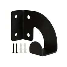 Colgador de montaje en pared de motosierra de Metal resistente, estante de almacenamiento de herramientas de taller, soporte colgante para cortadoras de jardín, cortacésped y cizalla - Negro - Ver 7