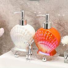 1 Ceramic Hand Sanitizer Bottle, Soap Bottle, Squeeze Bottle, Light Luxury Appearance Hand Sanitizer Bottle, Empty Bottle, Shower Gel Distribution Bottle - Very Suitable For Commercial And Household Use, Bathroom Soap Dispenser, Soap Dispenser, Home Essentials, Bathroom Decoration, Kitchen Decoration, Home Decoration - Multicolor - View 6