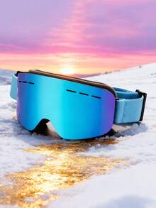 Lunettes de ski pour sports d'hiver, vision large avec sangle réglable, respirantes et confortables, conviennent pour le ski, le patinage sur glace, le ski alpin, accessoires de ski d'hiver
