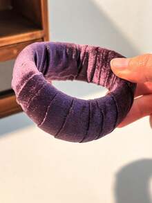 سوار مخملي لفصل الخريف/الشتاء، مصنوع من مواد قماشية ومطاطية، متعدد الأنماط والألوان، مناسب للنساء للارتداء اليومي والتنسيق، هدية رائعة