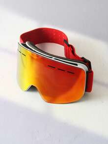 Lunettes de ski pour sports d'hiver, vision large avec sangle réglable, respirantes et confortables, conviennent pour le ski, le patinage sur glace, le ski alpin, accessoires de ski d'hiver