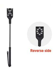 1 pieza Fusta de montar de cuero PU, fusta de montar suave con mango trenzado antideslizante y correa para la muñeca, accesorio de entrenamiento ecuestre - Multicolor - Ver 7