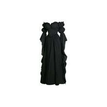 Medieval Renaissance Costume Dress Regency Dresses Women Victorian - Large / X-large + Black - View 2