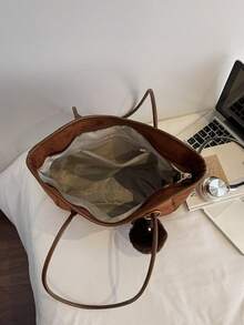 1 pezzo Borsa a tracolla retrò chic alla moda per donna, adatta per feste, banchetti, pendolarismo quotidiano, può contenere telefono, specchio, chiavi, rossetto, portafoglio, ideale come regalo di Natale, regalo per la festa della mamma, regalo di compleanno, sorpresa di compleanno - Multicolore - Visualizzare 4