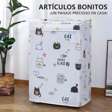 Cubierta impermeable espesada antipolvo para lavadora doméstica apertura frontal secadora balcón protector de secadora antipolvo cubierta protectora antipolvo para electrodomésticos - Multicolor - Ver 7