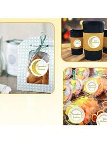 500张/卷 自粘节日贴纸，适用于斋月装饰、婚礼派对卡片标签和节日装饰，斋月开斋节快乐！斋月吉祥！斋月吉祥！ - 彩色 - 查看 3