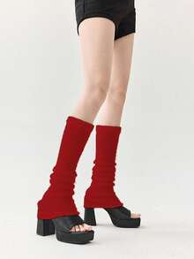 1双加厚保暖舒适腿套，玫瑰翻边小腿复古腿套，时尚百搭，可搭配鞋子，适合日常、派对、演出等场合，亦可作为礼物，秋冬季佳品。 - 彩色 - 查看 21