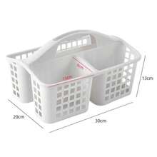 1个大容量塑料手持式淋浴置物篮，浴室收纳篮，多功能整理篮 - 彩色 - 查看 11