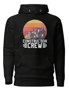 Construction Sweatshirt Construction Crew Sweatshirt Construction Crew Gift Construction Manager Excavator Hoodie Construction Gift H1462,Autumn/Winter Hoodie Autumn Set - 款式18 - 查看 1