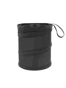 Un coș de gunoi portabil pliabil - Design etanș, poate fi agățat în vehicule, case, birouri - Un obiect indispensabil pentru călătorii și camping, un coș de gunoi auto pliabil, un coș de gunoi auto, un coș de depozitare pentru scaunul auto, un coș spiralat pentru camping și un spațiu de depozitare multifuncțional.