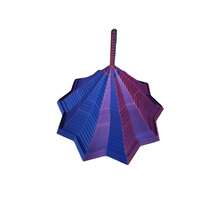 1PC Handmade 3D Printed Star-Shaped Stress-Relieving Toy, Optical Illusion Folding, Polygonal 3D Spiral Turnip Tower, Suitable For Home And Office Decoration, Desktop Relaxation Toy, Available In Multiple Colors, Stress-Relieving And Educational Toy, 3D Printed, Stress Relief. - Multicolor - View 6