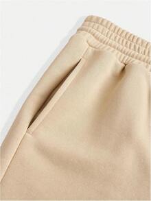 Girl's Straight Wide Leg Sweatpants Casual High Waisted Baggy Joggers Track Pants - 淺灰色 - 查看 9