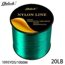 Chelesh 1093yds, 6lb-38lb Available, Multi-Color Options, High Strength Nylon Fishing Line, Durable And Abrasion Resistant, Soft Texture, Easy To Control, Suitable For Jewelry Making, Beading, DIY Decoration - Multicolor - View 60