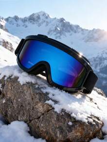 Mountain Snow UV Protection Goggles, Hiking Snow Outdoor Minimalist Versatile Snow Goggles - White Frame White Mercury - View 9