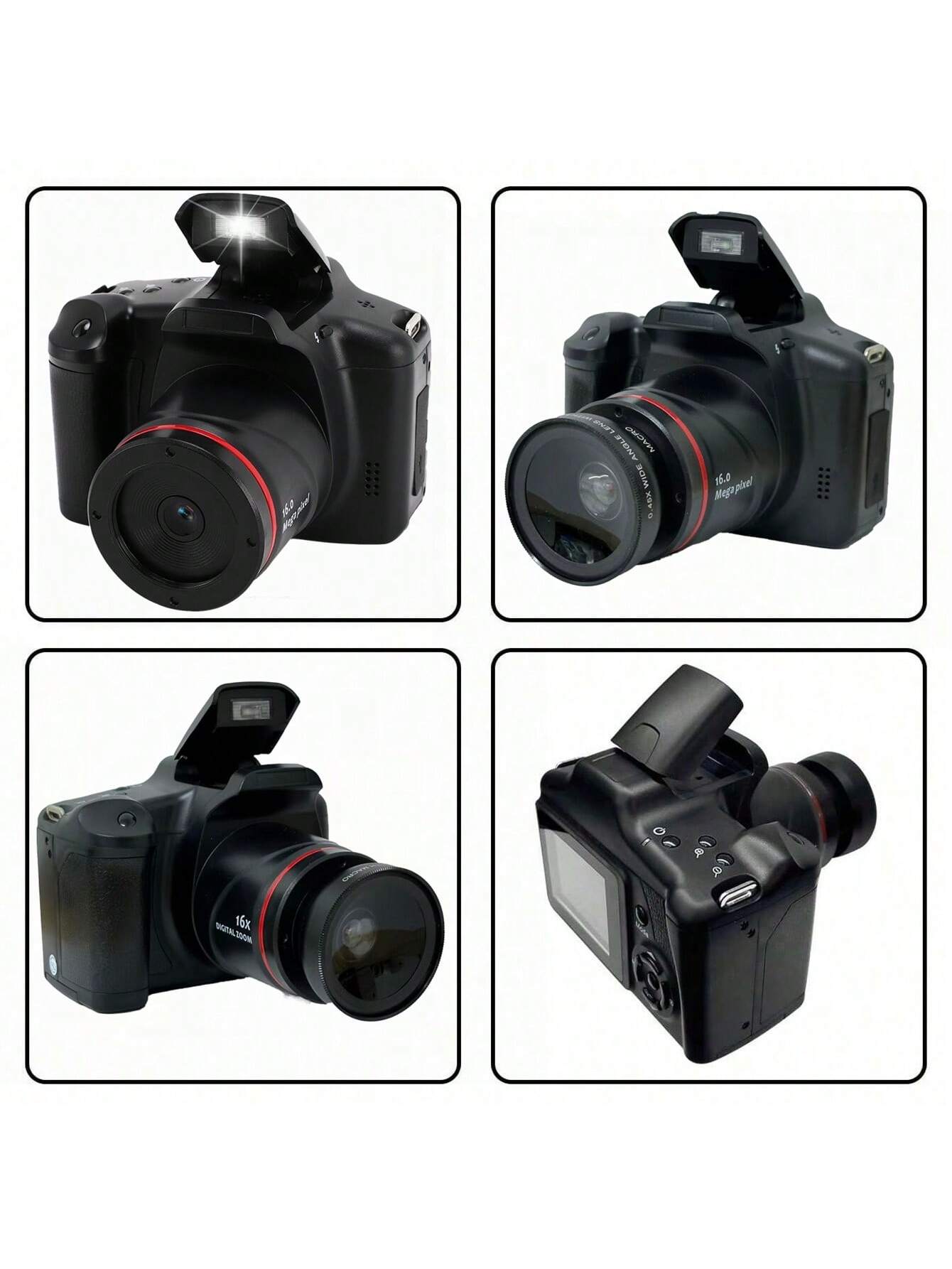 كاميرا رقمية بدقة 1080 بكسل، بكاميرا 2 ميجابكسل، ت...