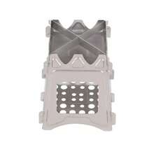 201 Stainless Steel Portable Outdoor Stove, Comes With Storage Bag, Foldable And Easy To Disassemble, Suitable For Outdoor Camping And Cooking, Can Burn Wood, Twigs, Grass And Alcohol - Multicolor - View 5