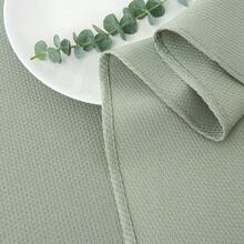 Maxmill Round Textured Tablecloth SpillProof Wrinkle Free Soft Jacquard Table Cloth For Circular Table Cover For Dining Room Buffet Banquet Parties Holiday Dinner 70 Inch Sage Green - 新星鼠尾草 - 查看 8