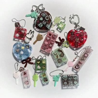 Chocolate Plaid Resin Casting Mold, Silicone Mold Accessories, Resin Liquid Mold, Resin Keychain Silicone Mold, Resin Mold