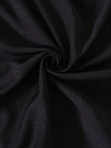 春夏淑女女孩黑色百褶高腰半身裙，简约设计优雅百搭 - 黑色 - 查看 8