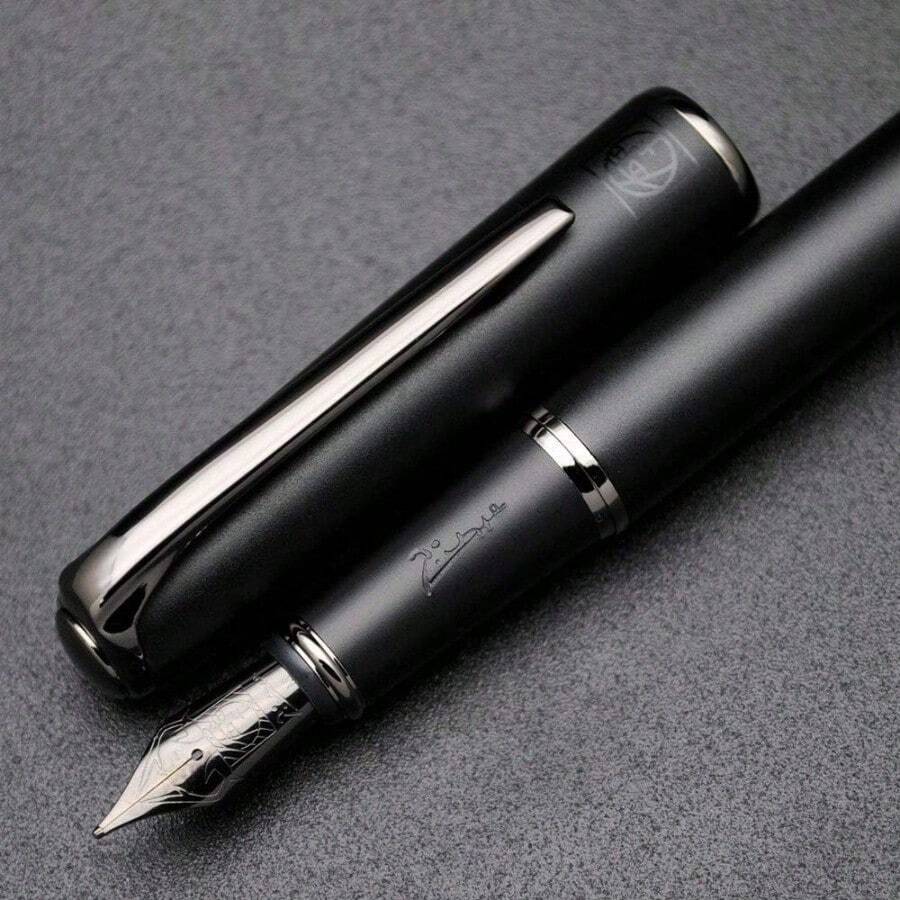 czxwyst Picasso 916 Malage - Pluma estilográfica original en caja gris atardecer punta mediana 0 7 mm - SunsetGray - Ver 1